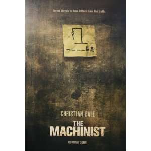  The Machinist   Christian Bale   Movie Poster 27 X 40 (389 