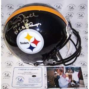 Chuck Noll Autographed Steelers HOF 93 and 4X SB Champs Authentic 