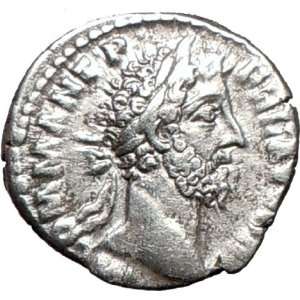 COMMODUS 186AD Authentic Silver Ancient Roman Coin Laetitia Happiness