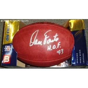 Dan Fouts Signed Wilson NFL Game Football w/HOF93
