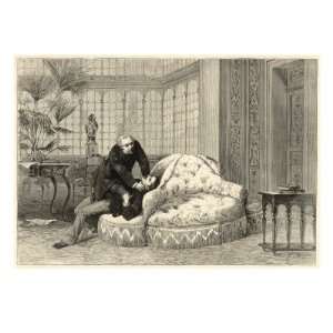  A Scene from the Play Denise by Alexandre Dumas 