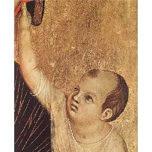    Crevole Madonna detail, By Duccio di Buoninsegna 