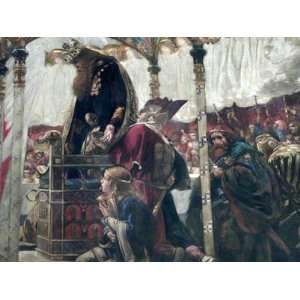   Edwin Austin Abbey   24 x 18 inches   Quest for the