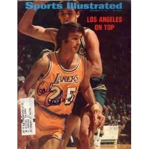 Gail Goodrich (Los Angeles Lakers) autographed Sports Illustrated 