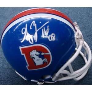  Gary Zimmerman Hand Signed Mini Helmet #2   Autographed 