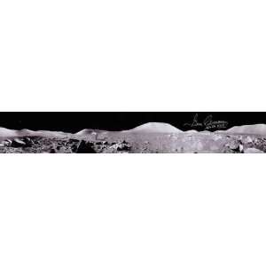 Gene Cernan   Apollo 17 Station 5 Panorama 5 X 30
