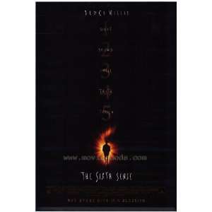 The Sixth Sense Poster 27x40 Bruce Willis Haley Joel Osment Toni 