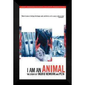 Ingrid Newkirk and PETA 27x40 FRAMED Movie Poster 2007