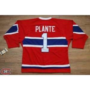 EDGE Montreal Canadiens Authentic NHL Jerseys Jacques Plante Throwback 