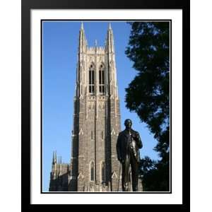 James Buchanan Duke Statue, Duke Chapel 20x23 Framed and Double Matted 