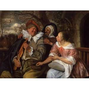  FRAMED oil paintings   Jan Steen   24 x 18 inches   The 