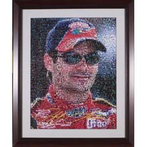 Jeff Gordon the Ranibow Warrior   Unsigned & Framed   Photo Mosaic 