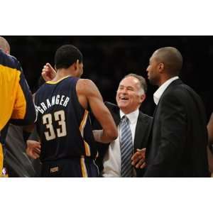 Utah Jazz v Los Angeles Clippers Jim O Brien and Danny Granger by 