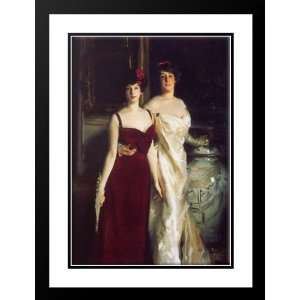 Ena and Betty, Daughters of Asher and Mrs. Wertheimer 20x23 Framed and 