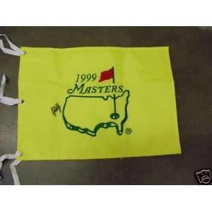 John Daly Autographed 1999 Masters Flag