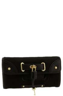 Juicy Couture Icon Padlock Terry Clutch Wallet  