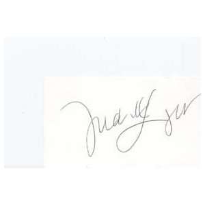 JUDITH LIGHT Signed Index Card In Person