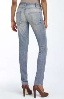 Current/Elliott The Skinny Jean Stretch Jeans (Red Sock Destroy Wash 