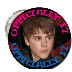 Justin Bieber Officially 17   American Singer   one inch Button 