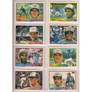  Jays 1988 Topps (Big) Baseball Team Set (Kelly Gruber) (George Bell 