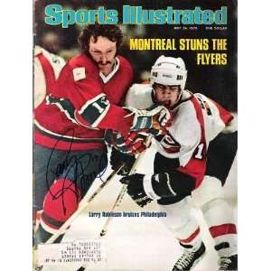  LARRY ROBINSON (MONTREAL)Sig 5/24/76 Sports Illustrated 