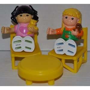 Little People Sonya Lee, Sarah Lynn, Table & Chairs (2)   Bendables 