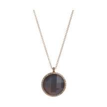 Roberto Marroni Grey Agate, Mother of Pearl & Brown Diamond Large 