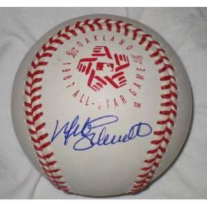 Mike Schmidt Signed Baseball   1987 All Star  Sports 
