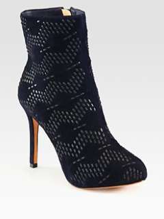 Alexandre Birman   Suede and Leather Ankle Boots