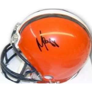Marvin Harrison Autographed Mini Helmet   SYRACUSE