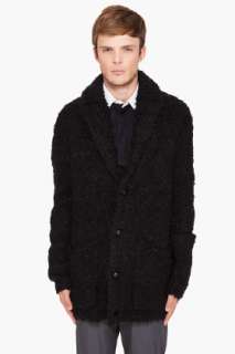 John Varvatos Hairy Shawl Cardigan for men  