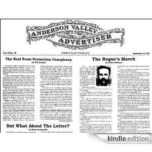  Anderson Valley Advertiser Kindle Store Bruce Anderson