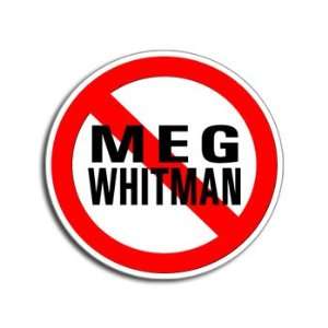  NO MEG WHITMAN   Window Bumper Laptop Sticker Automotive