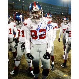 Michael Strahan New York Giants   Pre Game vs. Pack   Autographed 