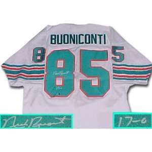 Nick Buoniconti Miami Dolphins Autographed White Throwback Jersey 
