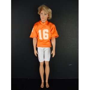   Tennessee Volunteers No. 16 Peyton Manning Made to Fit the Ken Doll