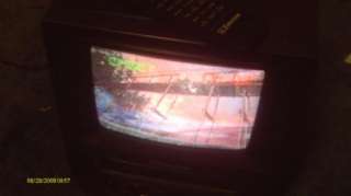 Emerson 9 TV VCR Combo Combination w/ Remote VHS Player  