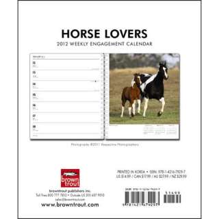 Horse Lovers 2012 Engagement Diary   NEW  