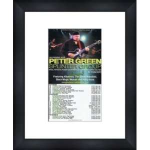  PETER GREEN UK Tour 2003   Custom Framed Original Ad 