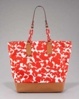 Red Leather Tote  