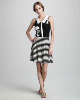 Richard Open Back Top & Rocco Striped Skirt