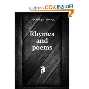  Rhymes and poems Robert Leighton Books