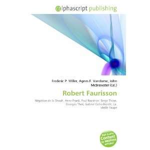  Robert Faurisson (French Edition) (9786134196260 