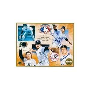 Ron Guidry & Bobby Richardson Autograped/Hand signed 1991 Upper Deck 
