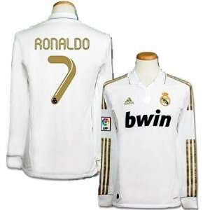   Official Adidas Long Sleeves Madrid Ronaldo jersey