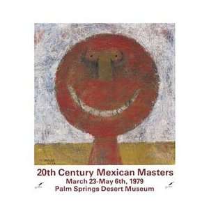   Century Mexican Masters   Artist Rufino Tamayo  Poster Size 18 X 18