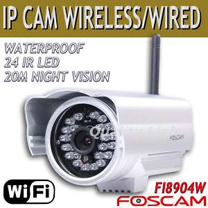 Foscam FI8904W 24 LED Wireless IP WiFi Camera Outdoor  