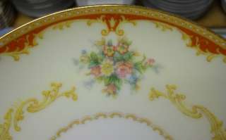 NORITAKE china FIESTA Red pattern no number CREAM SOUP Saucer Only 