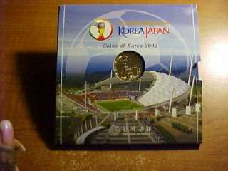 2002 FIFA World Cup Korea Japan 7 Coin Set  