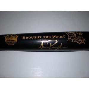 Sean Payton Autographed Bat   Who Dat